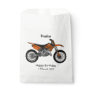 Dirt bike off-road motorcycle / motocross cartoon favor bag