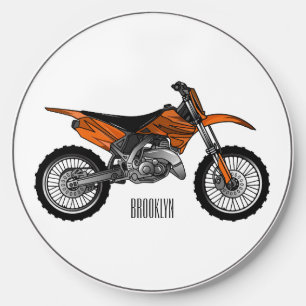 Dirt bike off-road motorcycle / motocross cartoon wireless charger 
