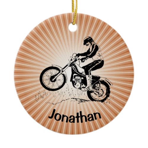 Dirt Bike Ornament