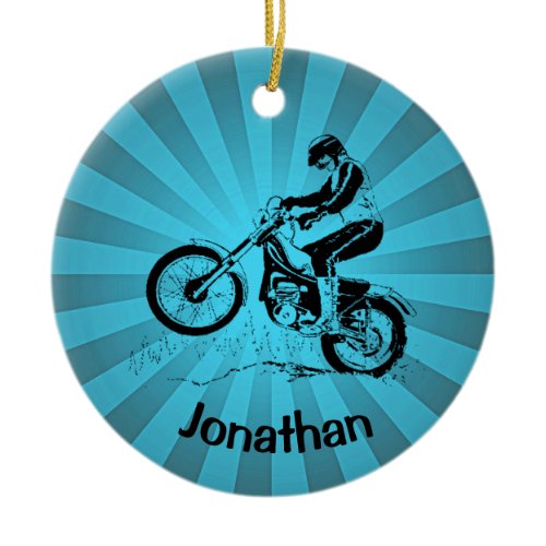 Dirt Bike Ornament