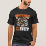 Dirt Bike Party Brother Of The Birthday Racer Moto T-Shirt<br><div class="desc">Dirt Bike Party Brother Of The Birthday Racer Motocross</div>