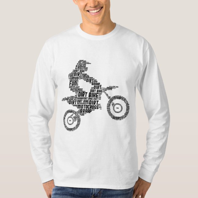 Dirt Bike Rider Motocross Enduro Dirt Biking Boys  T-Shirt (Front)