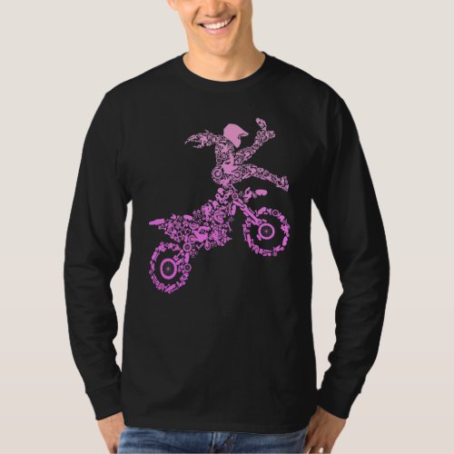 Dirt Bike Rider Motocross Enduro Dirt Biking Women T_Shirt