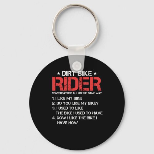 Dirt Bike Rider Motocross Motorcycle Motorbike Gif Keychain