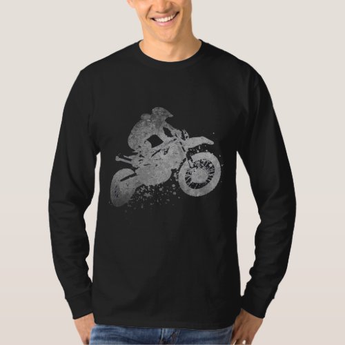 Dirt Bike Rider Racing Extreme Sports Vintage Men  T_Shirt
