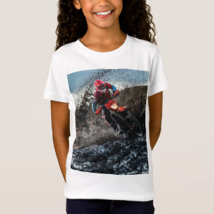 Dirt bike rider throw pillow T-Shirt