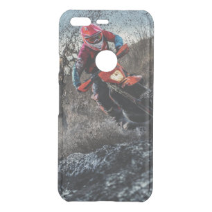 Dirt bike rider throw pillow uncommon google pixel case