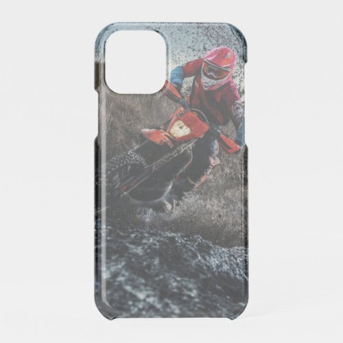 Dirt bike rider throw pillow iPhone 11 pro case