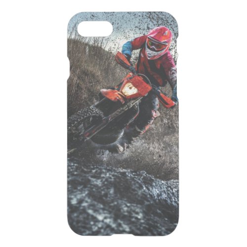 Dirt bike rider throw pillow iPhone SE87 case