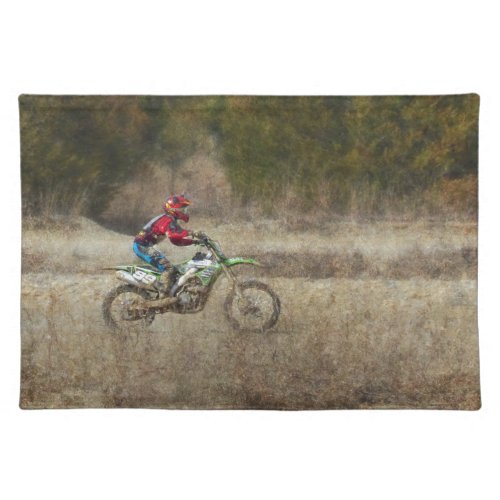 Dirt Bike Riding Cloth Placemat