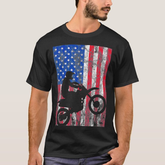 Dirt Bike Riding Gift I MX Motocross Supercross T-Shirt (Front)