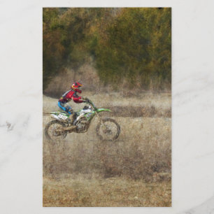 Dirt Bike Riding Stationery