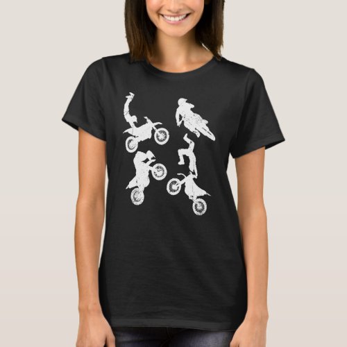 Dirt Bike Stunts Motorcycle Rider Motocross Off_Ro T_Shirt