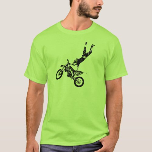 Dirt Bike Superman T_Shirt