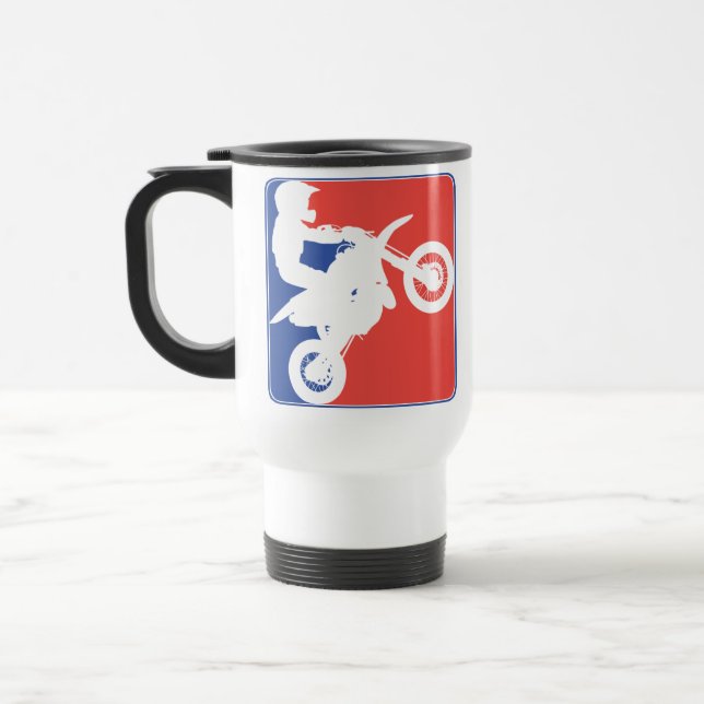 Dirt Bike Travel Mug (Left)