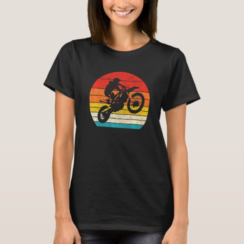 Dirt Bike Vintage Motocross Mx Enduro Motorcycle B T_Shirt