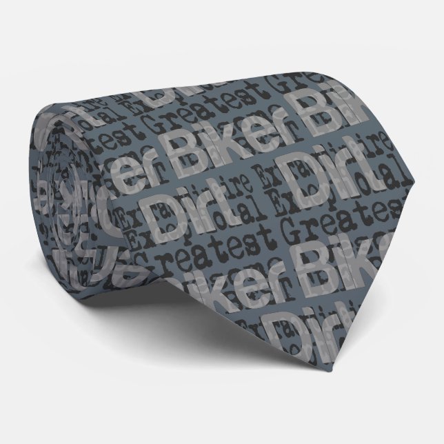 Dirt Biker Extraordinaire Neck Tie (Rolled)
