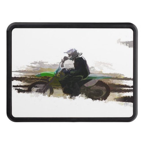 Dirt_biker _ Motocross Racer Hitch Cover