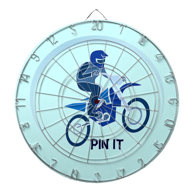 Dirt Biker Vector Biking Dartboard (Front)