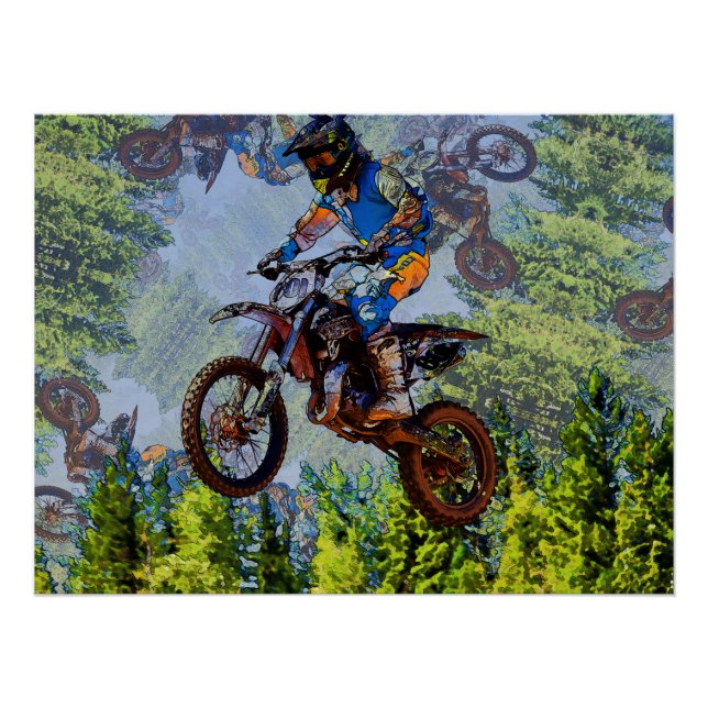 Dirt-Biking Fools- Motocross Racers   Poster (Front)