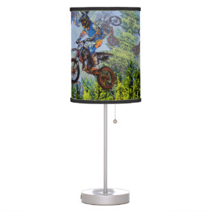 Dirt-Biking Fools - Motocross Racers Table Lamp