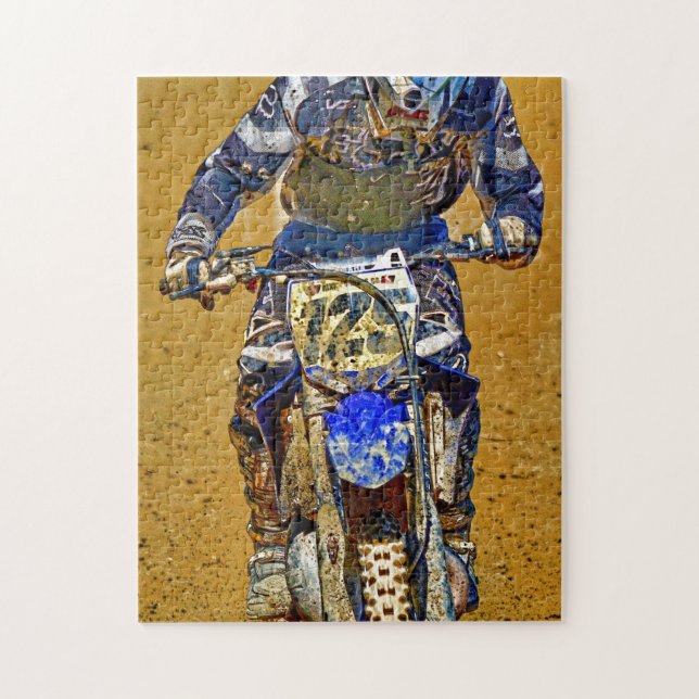 Dirt-Biking Moto-X Champ Designer #Gift Jigsaw Puzzle (Vertical)