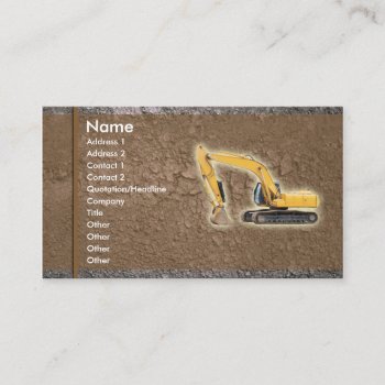 Dirt_building Business Card by 3dbacks at Zazzle