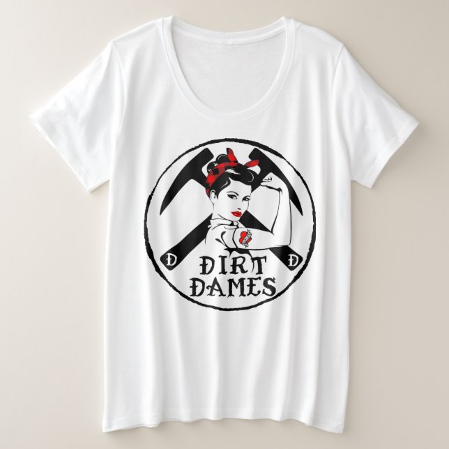 Dirt Dames, Classic Plus Size T-Shirt (Design Front)