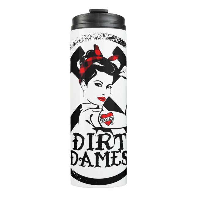 Dirt Dames Thermal Tumbler - Rockhound, Geologist (Front)