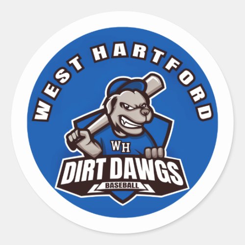 Dirt Dawg Round Sticker