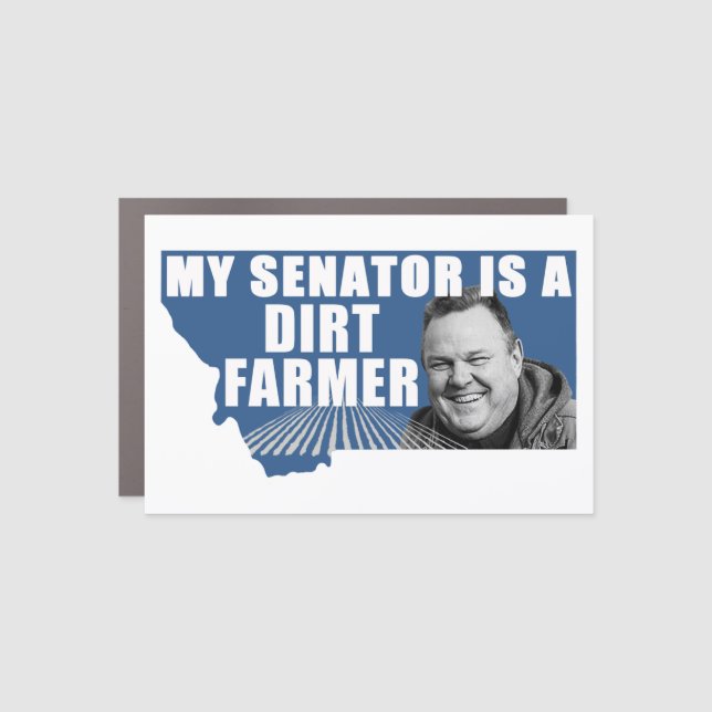 Dirt Farmer 4" x 6" Magnet (Front)