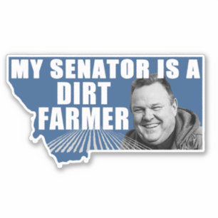 Dirt Farmer 6" Custom-Cut Vinyl Sticker