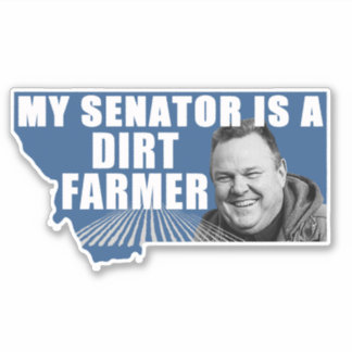 Dirt Farmer 6" Custom-Cut Vinyl Sticker