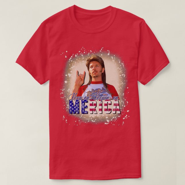 Dirt Merica 4th Of July Redneck   (2)  T-Shirt (Design Front)