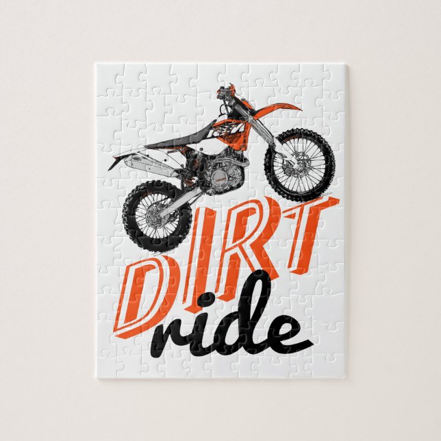 Dirt ride jigsaw puzzle (Vertical)