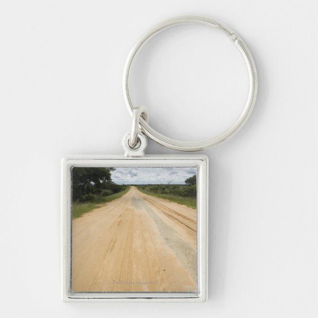 Dirt road close to Vilanculos, Inhambane Keychain (Front)