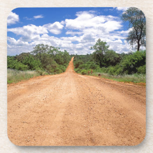 Dirt Road, Kruger National Park, Mpumalanga Beverage Coaster