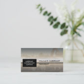 Dirt | Soil Construction Company Hauling Business Business Card (Standing Front)