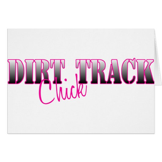 Dirt Track Chick Cards (Front Horizontal)