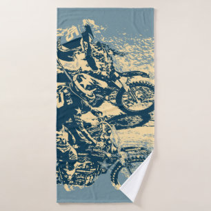 Dirt Track - Motocross Racing Bath Towel Set