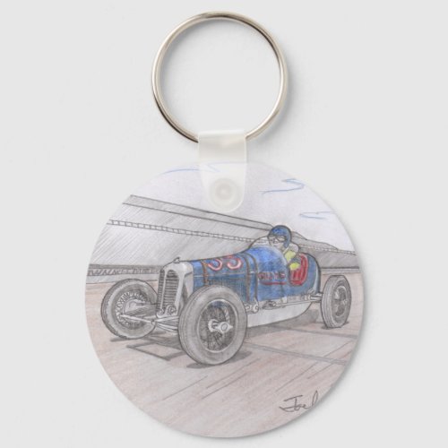 DIRT TRACK RACER keychain