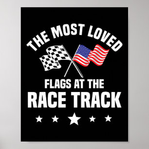 Dirt Track Racing Automobile Race American Indepen Poster