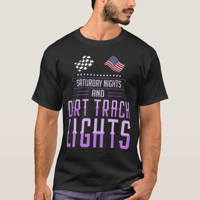 Dirt Track Racing Gift Sprint Car Racing T-Shirt (Front)