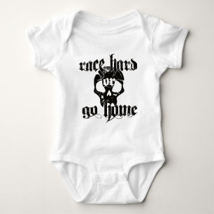Dirt Track Racing Nascar Baby Bodysuit
