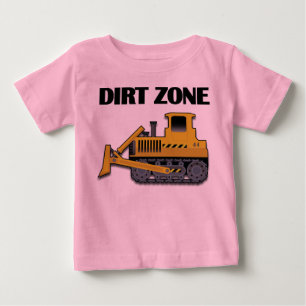 Dirt Zone (Bulldozer) - Your Custom Baby Fine Jers T-Shirt