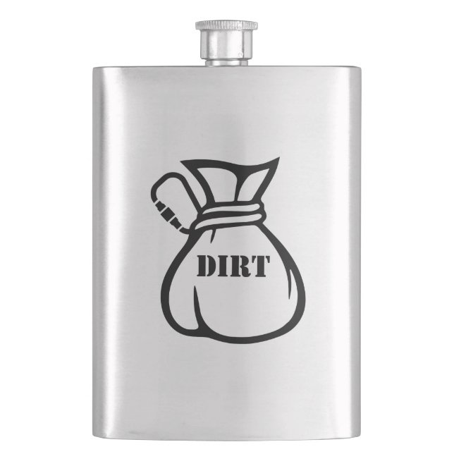 Dirtbag Climber Flask (Front)