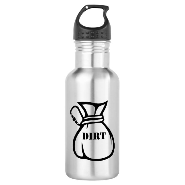 Dirtbag Climber Stainless Steel Water Bottle (Front)