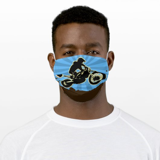 Dirtbike face mask Motocross theme face mask (Worn)