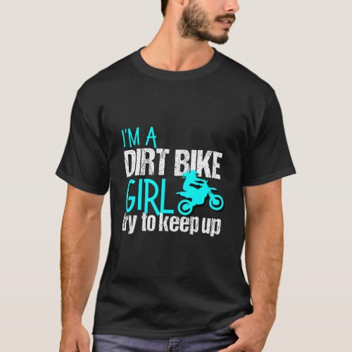 Dirtbike Hoodie For Women Girl Funny Motorcross Di T_Shirt