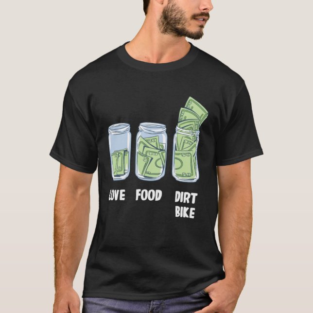 Dirtbike Money Bank T-Shirt (Front)